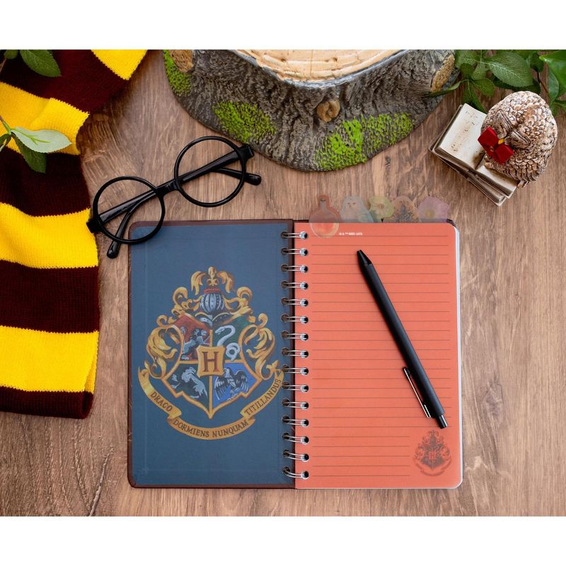Silver Buffalo Harry Potter Anime Hogwarts 75-Page Spiral Notebook | 8 x 5 Inches, 4 of 10