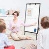 Maxtek Easel Whiteboard Height Adjustable 42" to 63" H Magnetic Mobile Whiteboard and Flipchart - 2 of 4