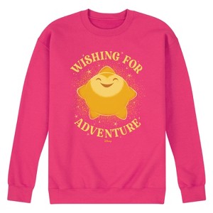Men's - Disney - Wishing For Adventure Graphic Fleece Sweatshirt - 1 of 4