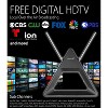 Fosmon 25 Miles Indoor HDTV Antenna, Rabbit Ears Antenna for TV with 5FT Cable, Digital TV Antenna Support 4K, ATSC 3.0, UHF, VHF, Local Channels - 2 of 4