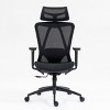 Ergonomic Mesh Office Chair with Adjustable Arms Lumbar Support High Back for Home Office or Workspace -3irtyhousy - 2 of 4