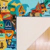 6'6"x9'6" Teach Me Education USA Map Kids' Rug Blue - Gertmenian - 3 of 3