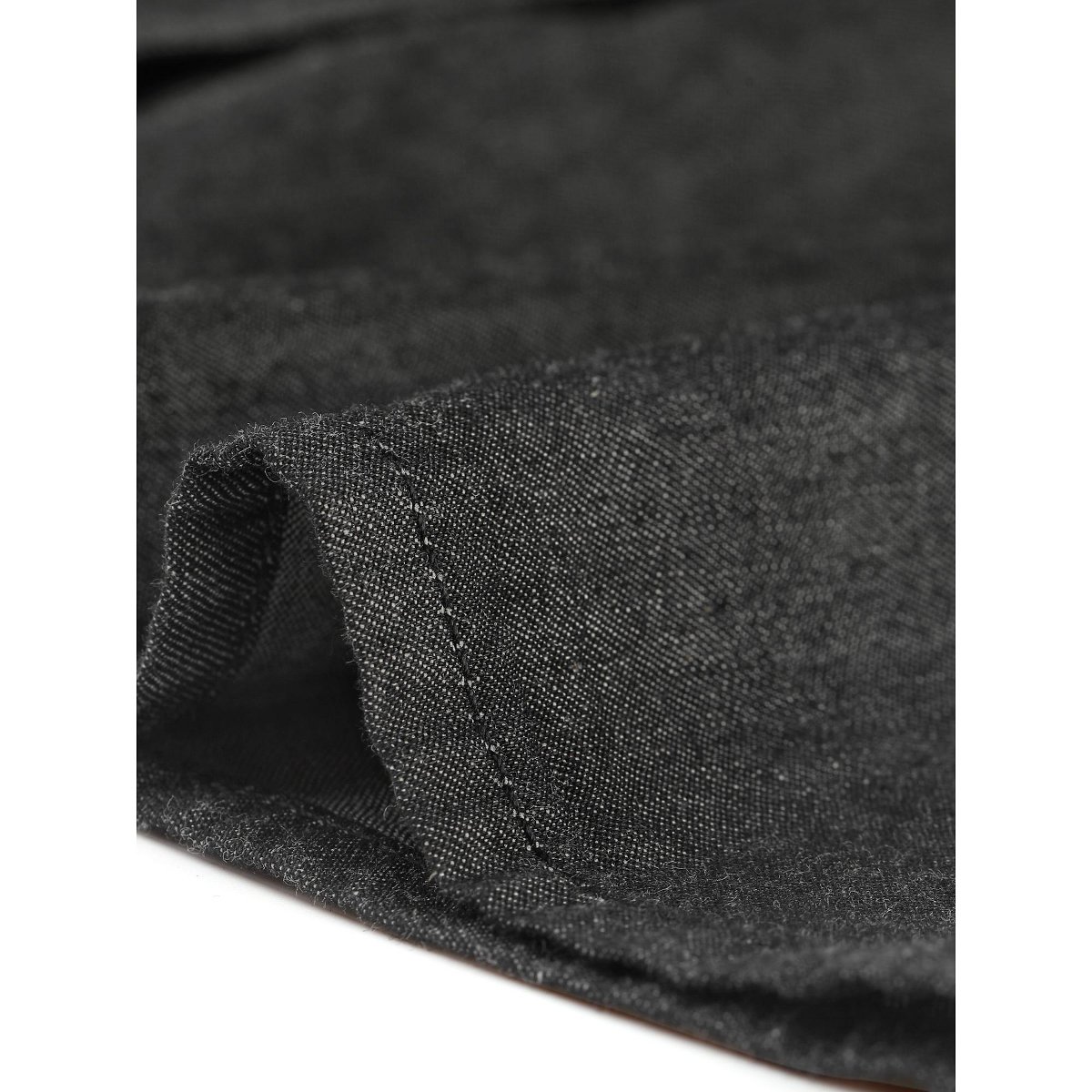 Женские платья INSPIRE CHIC Women's Jean Chambray Summer Casual Button Down Denim Dresses X-Large Black — фото 5