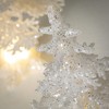 17.5"H and 12.75"H Sullivans Pearlescent Lighted Tree - Set of 2, White - 2 of 4