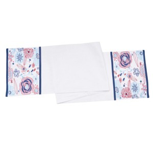 C&F Home Patriotic Floral Runner - 1 of 3