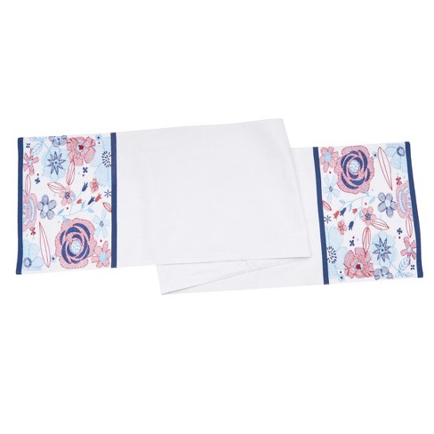 C&F Home Patriotic Floral Runner - image 1 of 3