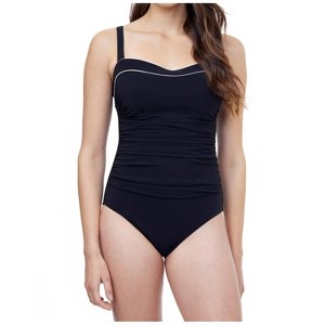 Women's Underwire D-Cup Wide Strap One Piece Swimsuit - Profile By Gottex - 1 of 3