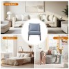 HYLEORY Upgraded Premium  Accent Chairs,Upholstered Arm Chair,Solid Wood Comfy Reading Chair with Mid Century Modern Chairs for Living Room,Bedroom - 4 of 4