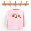 The Life Of A Fall Girl Puff/Glitter - Kids Youth Long Sleeve Tee and Kids Toddler Long Sleeve Tee - 2 of 4