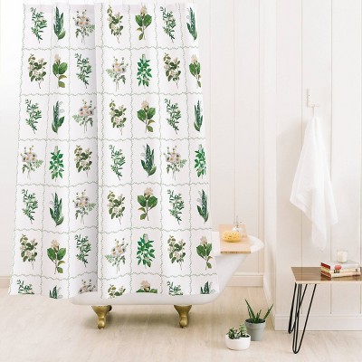 Deny Designs Evanjelina and Co Botanical Collection Shower Curtain - Thumbnail 2