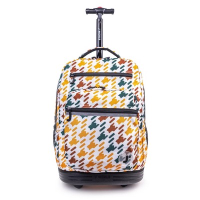 Jworld Sundance 20 Laptop Rolling Backpack Vivid Tweed Target