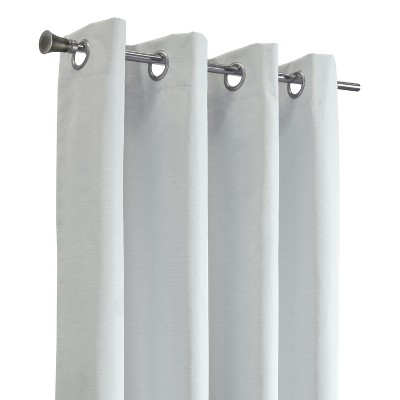 Light Gray Blackout Grommet Polyester Window Panel 52" x 63"