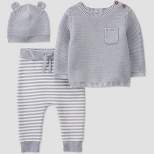 Carter's Just One You®️ Baby Boys' Striped Sweater & Bottom Set - Blue