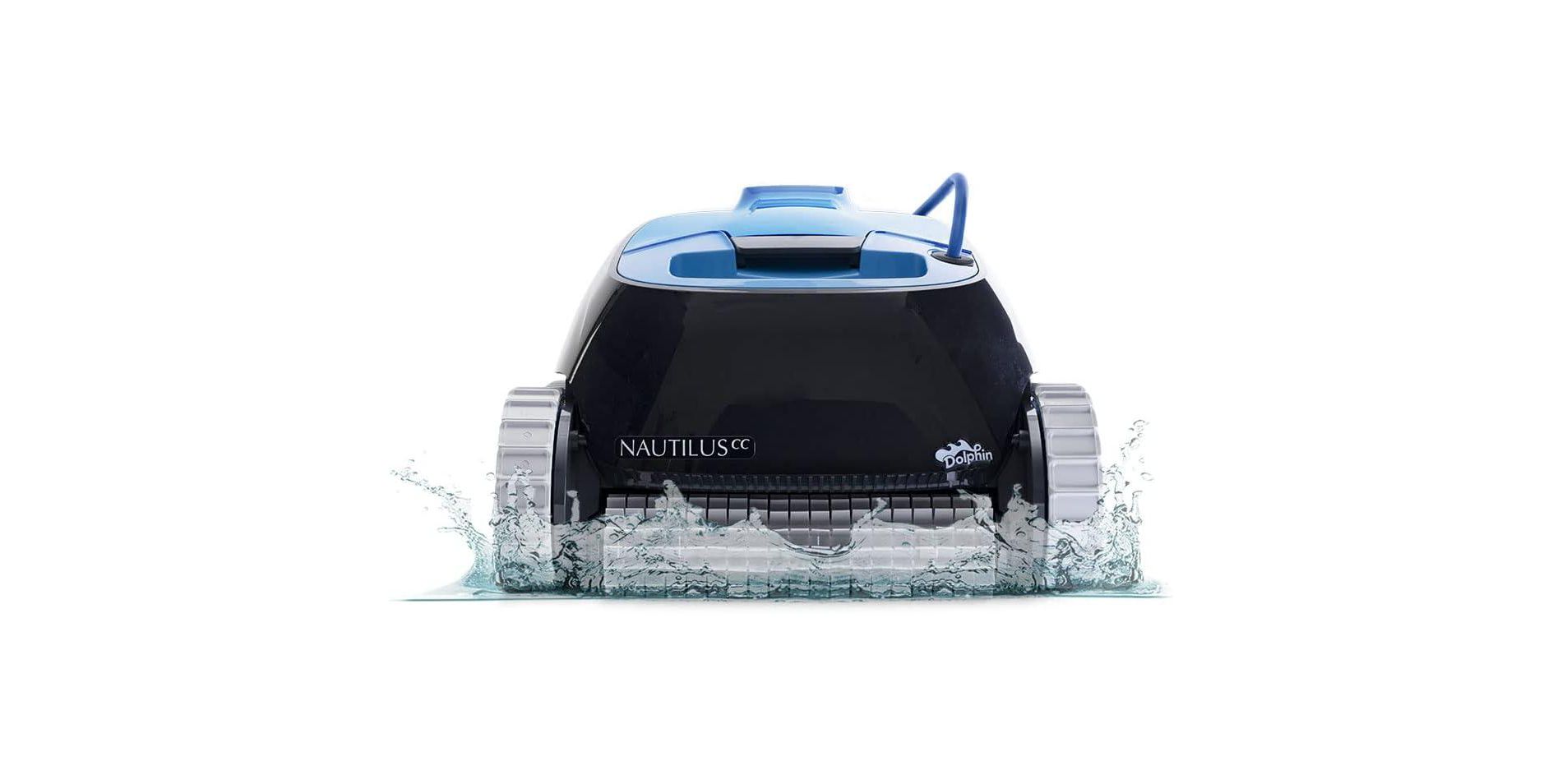Dolphin Nautilus CC Robotic Pool Vacuum, Wall-Climbing Scrubber, Top-Load Filter