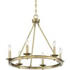 Savoy House Middleton 6 - Light Chandelier in  Warm Brass - 4 of 4