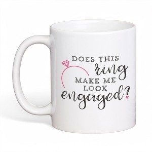 Personalization Mall Do I Look Engaged? Personalized Coffee Mug - 1 of 1