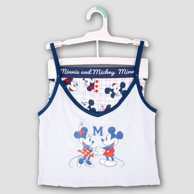 Women's Disney Retro Mickey & Minnie Cami and Boxer Set - Blue