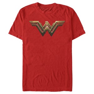 Men's Zack Snyder Justice League Wonder Woman Logo T-Shirt - 1 of 4