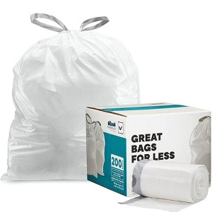Plasticplace Custom Fit Trash Bags, Compatible with simplehuman Code V - 1 of 4