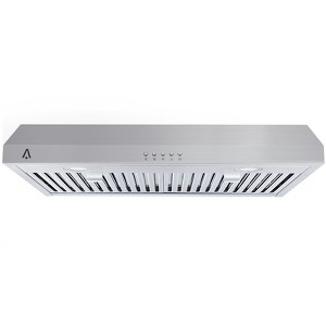 Range Hood 30 inch, Under Cabinet Range Hood, Stainless Steel Kitchen Hood with 400 CFM - 1 of 4
