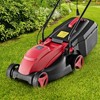 Tangkula Electric Lawn Mower 13" 10 Amp Corded Lawnmower with 25 L Grass Collection Box Red - 3 of 4
