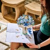 Paper Love HugePop 3D Magical Flower Bouquet Pop Up Card, with Detachable Paper Flower Bouquet, For All Occasions - Jumbo 10" x 14" Cards - 3 of 4