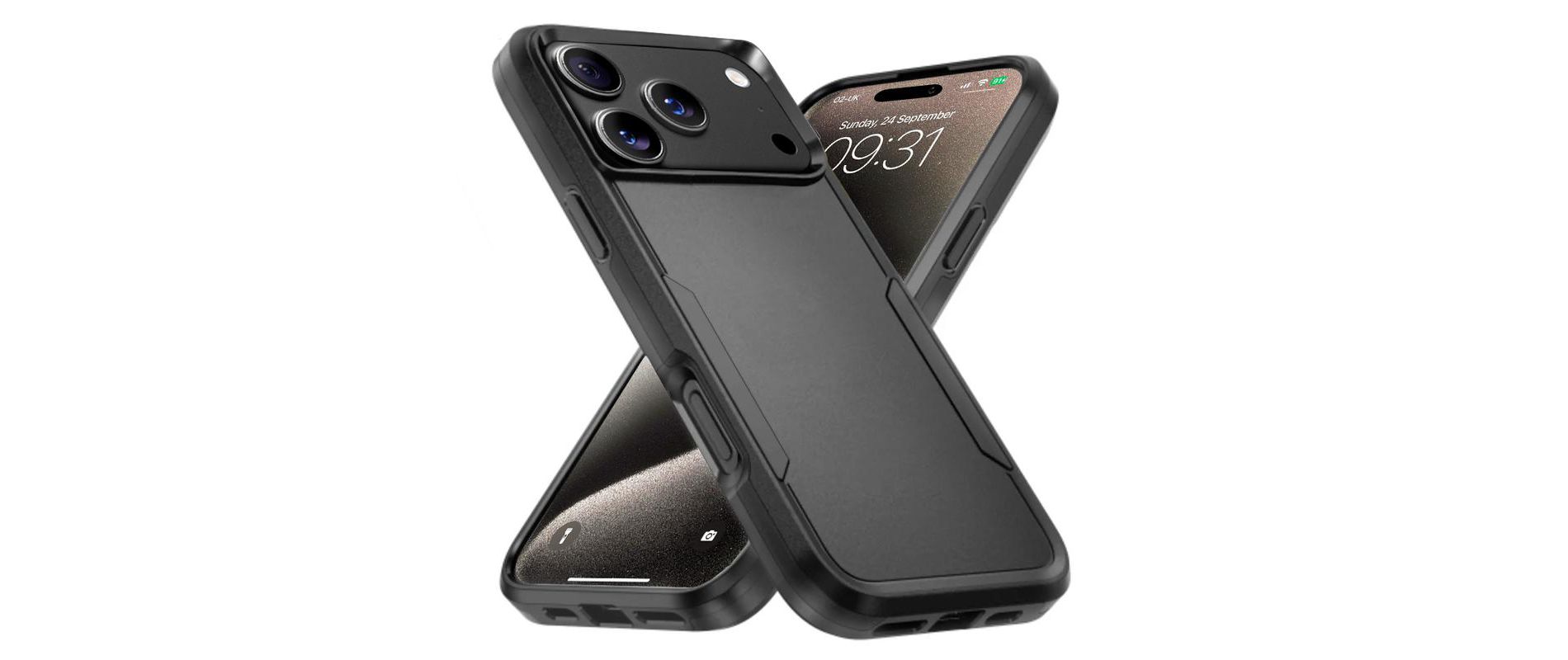 Entronix Case Compatible with iPhone 17 Pro - Soft-Touch Dual-Layer Sleek Cover