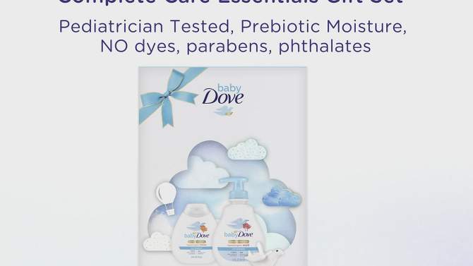 Baby Dove Complete Care Essentials Gift Set - 13 fl oz/4ct, 2 of 7, play video