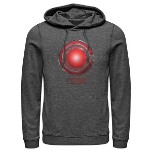 Men's Zack Snyder Justice League Cyborg Logo Pull Over Hoodie - 1 of 4
