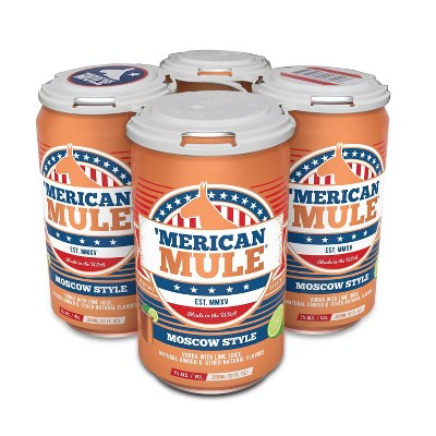 'Merican Mule Moscow Style Cocktail - 4pk/12 fl oz Cans