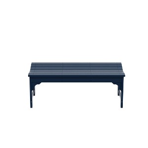 WestinTrends  Backless All-Weather Outdoor Bench for Patio Garden - 1 of 3