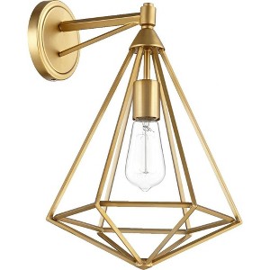 Quorum Lighting Bennett 1-Light Aged Brass Ceiling Fan - 1 of 2