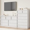 Jojoka Drawer Dresser for Bedroom, Modern Chest of Drawers Tall with Large Drawers Storage, Wooden Dresser Organizer for Living Room, Entryway - 4 of 4