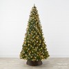 Best Choice Products Pre-Lit Pre-Decorated Holiday Christmas Tree w/ Flocked Tips, Lights, Metal Base - 2 of 4