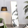 ONWITH Upgrade includes a light oak solid wood frame full length mirror - 2 of 4