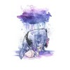 Men's Winnie the Pooh Rainy Watercolor Eeyore T-Shirt - 2 of 3