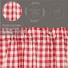 Annie Buffalo Red Check Panel Set of 2 84x40 - 3 of 4