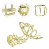 Unique Bargains Women's Metal Hair Claws 4.69"x2.44"x1.02" 1Pc - 3 of 4