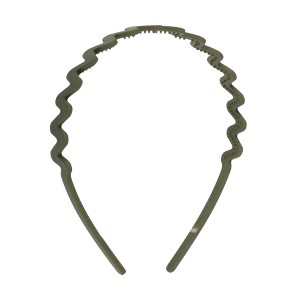 Unique Bargains Women's Classic Elegant Frosted Wavy Hairband 5.51"x4.72" 1 Pc - 1 of 4