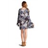 Women's Floral Patchwork Print Dress - Velzera - 4 of 4