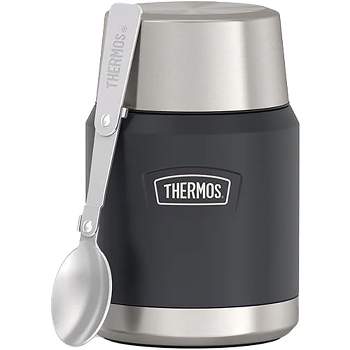 Thermos 16 oz. Icon Vacuum Insulated Stainless Steel Food Jar w/ Spoon