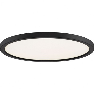Quoizel Lighting Outskirts 1 - Light Flush Mount in  Oil Rubbed Bronze