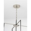 Progress Lighting Replay 4-Light Foyer Pendant, Polished Nickel, Etched Glass Shade - 2 of 4