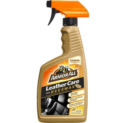 Armor All 16oz Leather Care with Beeswax Automotive Interior Cleaner