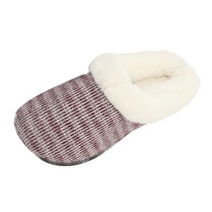 Roxoni Women's Mohair Upper Clog Soft Breathable Slipper - 1 of 4