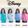 Disney Minnie Mouse Frozen Lilo & Stitch Moana Girls Varsity Bomber Jacket Toddler - 3 of 4