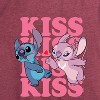 Women's - Lilo and Stitch - Kiss Short Sleeve Graphic T-Shirt - 2 of 4