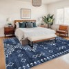 Area Rug Machine Washable Rug Geometric Vintage Non Slip Non Shedding Rugs Low Pile Distressed Throw Carpet for Living Room Bedroom - 4 of 4