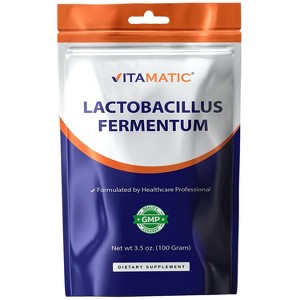 Lactobacillus Fermentum Probiotic Powder Digestive Health Support 100 Gram - 100 Servings - 1 of 4
