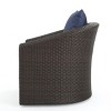 Christopher Knight Home Darius Outdoor Wicker Swivel Club Chair with Cushions - 4 of 4